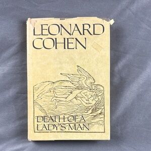 First Edition 1978 Leonard Cohen 'Death of a Lady's Man' Book
